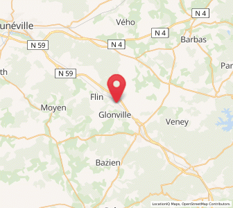 Map of Azerailles, Grand Est