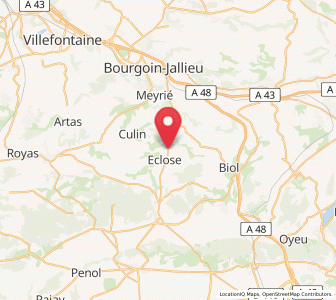 Map of Badinières, Auvergne-Rhône-Alpes