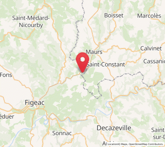 Map of Bagnac-sur-Célé, Occitanie