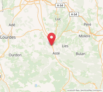 Map of Bagnères-de-Bigorre, Occitanie