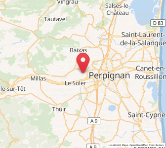Map of Baho, Occitanie