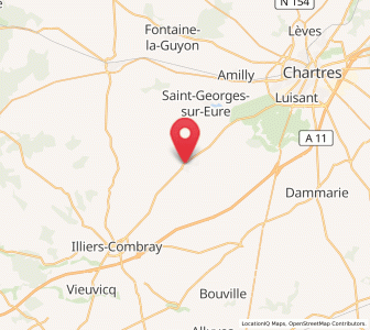 Map of Bailleau-le-Pin, Centre