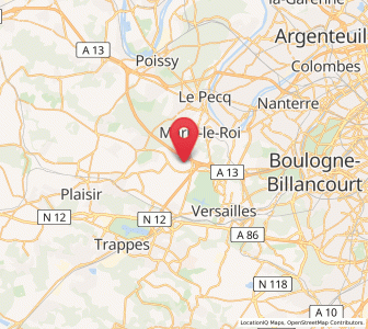 Map of Bailly, Île-de-France