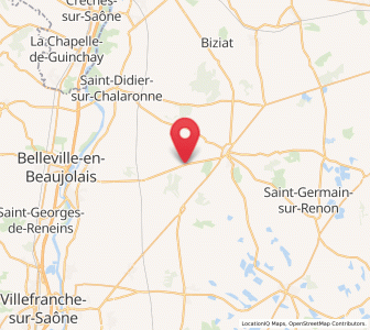 Map of Baneins, Auvergne-Rhône-Alpes
