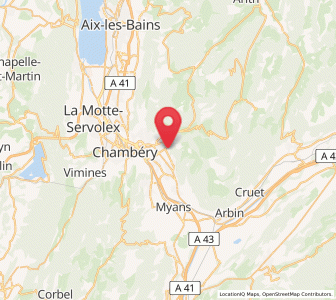 Map of Barby, Auvergne-Rhône-Alpes