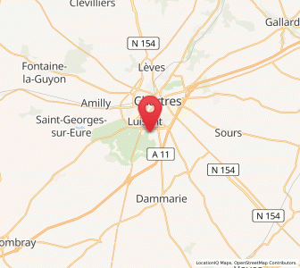 Map of Barjouville, Centre