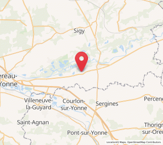 Map of Bazoches-lès-Bray, Île-de-France