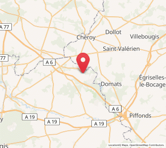 Map of Bazoches-sur-le-Betz, Centre