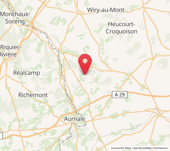 Map of Beaucamps-le-Vieux, Hauts-de-France