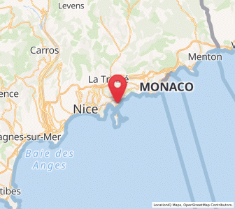 Map of Beaulieu-sur-Mer, Provence-Alpes-Côte d'Azur