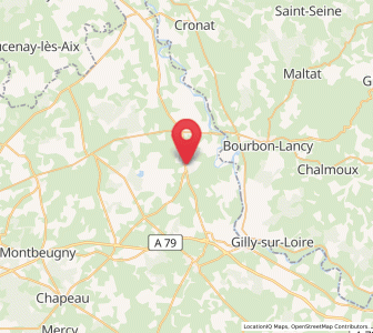 Map of Beaulon, Auvergne-Rhône-Alpes