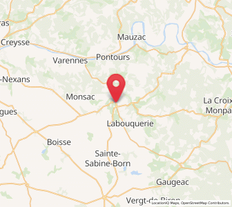 Map of Beaumont-du-Périgord, Nouvelle-Aquitaine