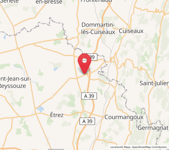 Map of Beaupont, Auvergne-Rhône-Alpes