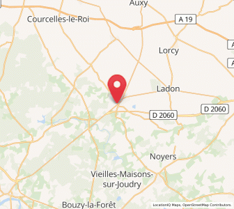 Map of Bellegarde, Centre