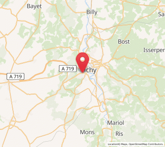 Map of Bellerive-sur-Allier, Auvergne-Rhône-Alpes
