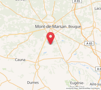 Map of Benquet, Nouvelle-Aquitaine