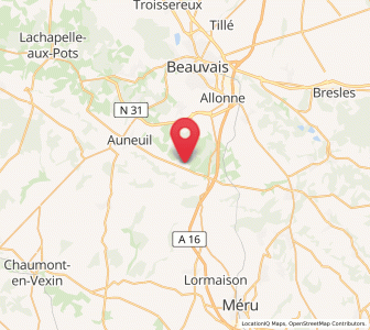 Map of Berneuil-en-Bray, Hauts-de-France