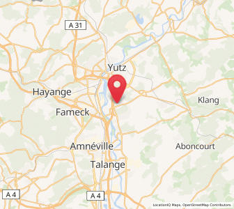 Map of Bertrange, Grand Est