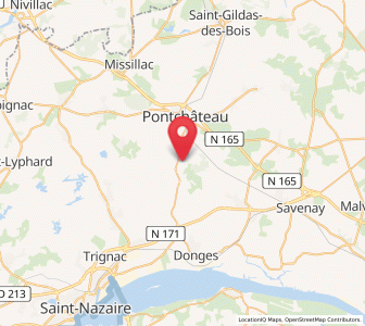 Map of Besné, Pays de la Loire