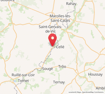 Map of Bessé-sur-Braye, Pays de la Loire