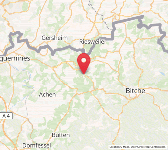 Map of Bettviller, Grand Est