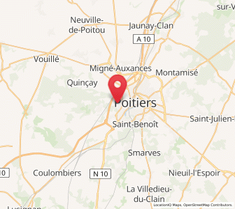 Map of Biard, Nouvelle-Aquitaine