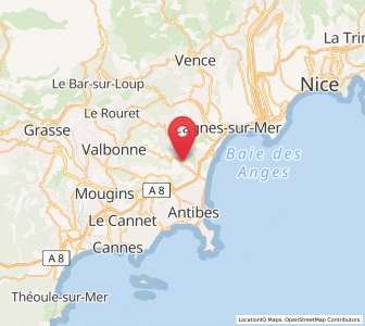Map of Biot, Provence-Alpes-Côte d'Azur