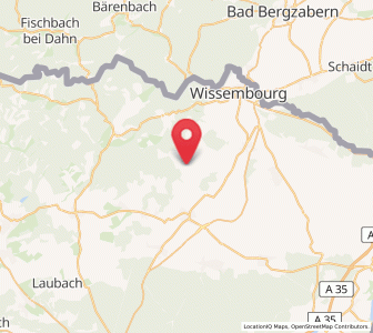 Map of Birlenbach, Grand Est