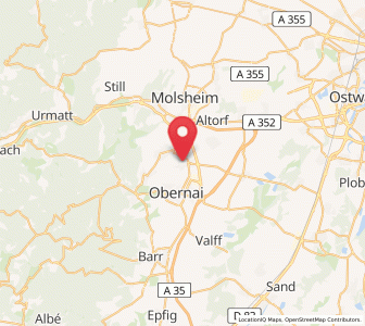 Map of Bischoffsheim, Grand Est