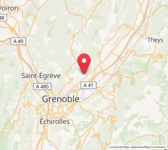 Map of Biviers, Auvergne-Rhône-Alpes