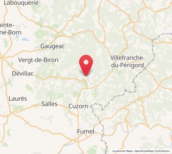 Map of Blanquefort-sur-Briolance, Nouvelle-Aquitaine