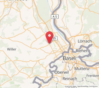 Map of Blotzheim, Grand Est