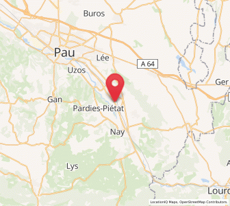 Map of Boeil-Bezing, Nouvelle-Aquitaine