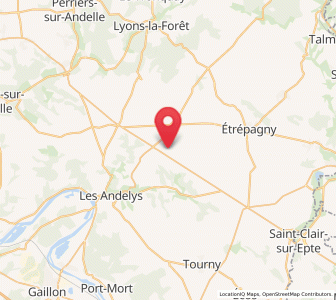 Map of Boisemont, Normandy
