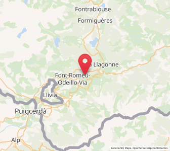 Map of Bolquère, Occitanie