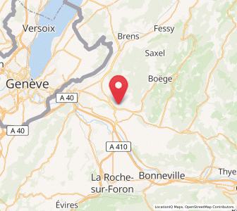 Map of Bonne, Auvergne-Rhône-Alpes