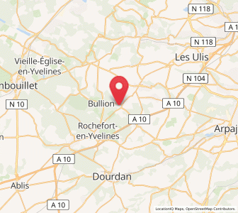 Map of Bonnelles, Île-de-France