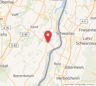 Map of Boofzheim, Grand Est