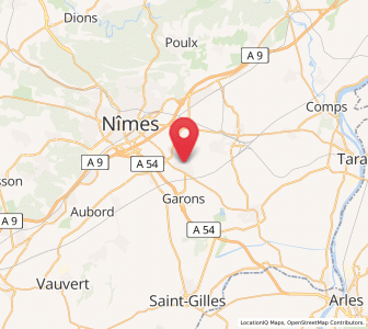 Map of Bouillargues, Occitanie