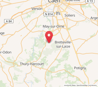 Map of Boulon, Normandy