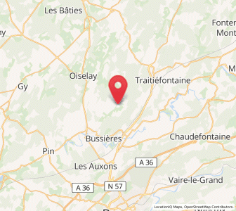 Map of Boult, Bourgogne-Franche-Comté