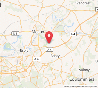 Map of Boutigny, Île-de-France