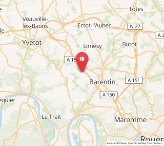 Map of Bouville, Normandy
