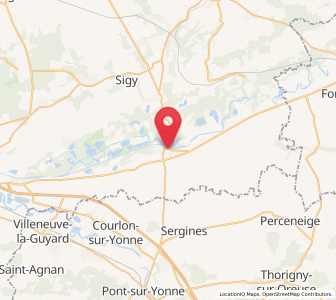 Map of Bray-sur-Seine, Île-de-France
