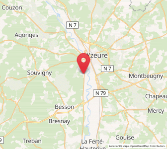 Map of Bressolles, Auvergne-Rhône-Alpes