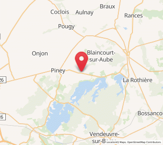 Map of Brévonnes, Grand Est