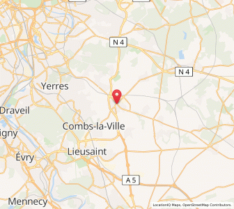 Map of Brie-Comte-Robert, Île-de-France