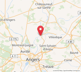 Map of Briollay, Pays de la Loire