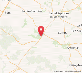 Map of Brioux-sur-Boutonne, Nouvelle-Aquitaine