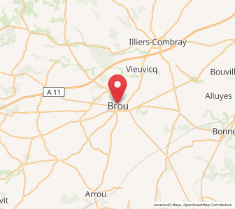 Map of Brou, Centre